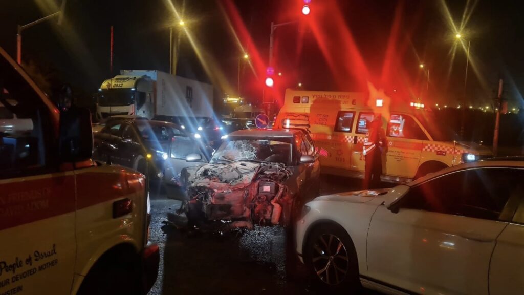 פצוע קשה בתאונת דרכים באזור אשדוד